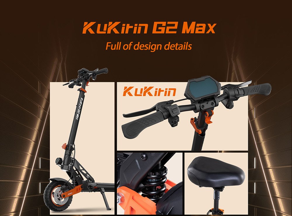 KUKIRIN-G2-MAX-Electric-Scooter-10-2-75---Off-road-Pneumatic-Tires-517363-15 KUKIRIN G MAX Electric Scooter Off road Pneumatic Tires