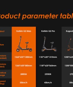 KUKIRIN G MAX Electric Scooter Off road Pneumatic Tires