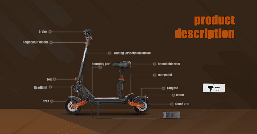 KUKIRIN-G2-MAX-Electric-Scooter-10-2-75---Off-road-Pneumatic-Tires-517363-2 KUKIRIN G MAX Electric Scooter Off road Pneumatic Tires