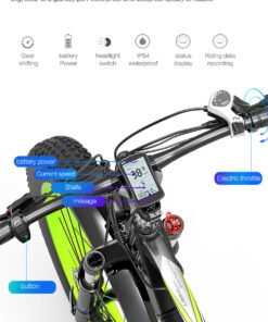 LANKELEISI XC Electric Bike V W Motor Yellow