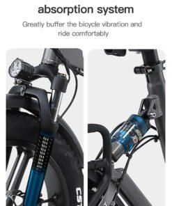 JINGHMA R W V Ah Electric Bicycle with Batteries