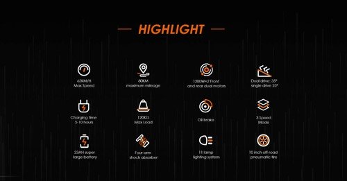 KuKirin G Pro W Ah km km h Off Road Electric Scooter w