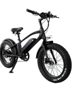 cmacewheel gw fat tire folding electric moped bike black w p