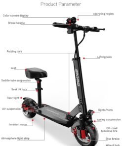 IENYRID M Pro Electric Scooter Foldable Off road Tires
