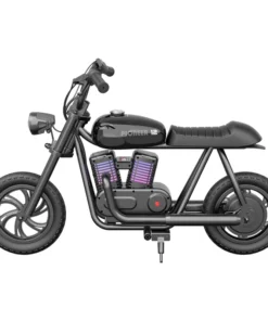 HYPER GOGO Pioneer Plus Electric Motorcycle for Kids Black w p