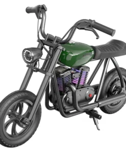 HYPER GOGO Pioneer Plus Electric Motorcycle for Kids Green w p