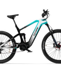 CyrusherCycloneX WCarbonFiberMid DriveEbike cyan debb fa ef bbba