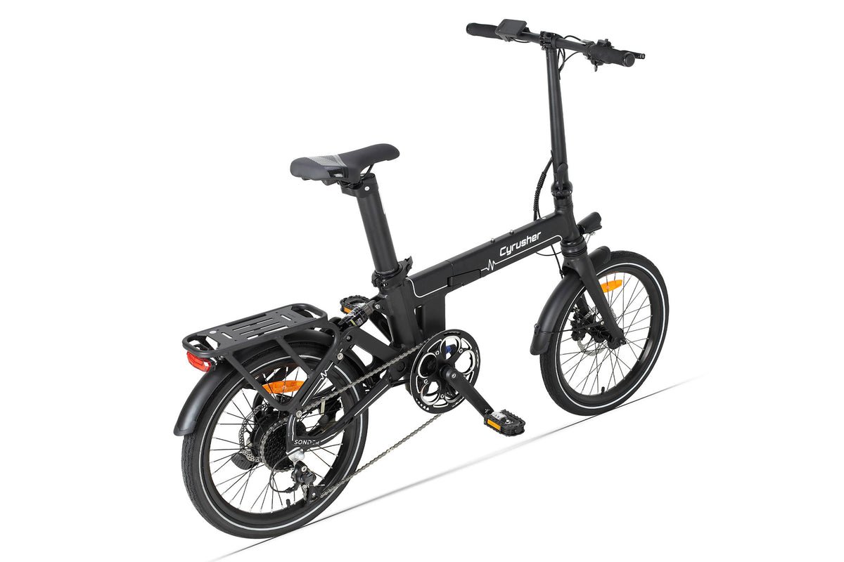Cyrusher-Sonder-Folding-E-Bike-Black-2 Cyrusher Sonder Folding E Bike Black