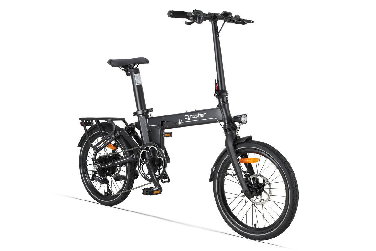 Cyrusher-Sonder-Folding-E-Bike-Black-3 Cyrusher Sonder Folding E Bike Black