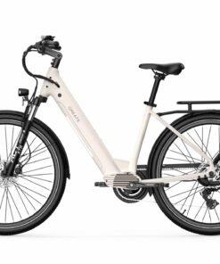 A Spadz Qreate City Pro Electric BikeGravelGrey