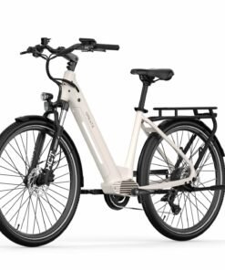 A Spadz Qreate City Pro Electric Bike GravelGrey