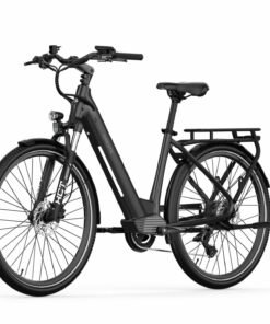 A Spadz Qreate City Pro Electric Bike JettyBlack
