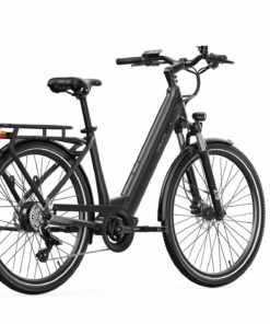 A Spadz Qreate City Pro Electric Bike JettyBlack