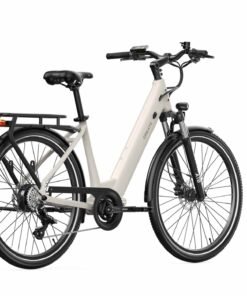 Gravel Grey A Spadz Qreate City Pro Electric Bike