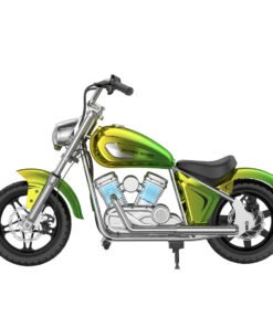 electric motorbike for teens m chrome green side x