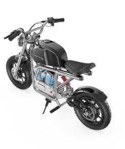 motorbike electric motorcycle for teenagers black left side x