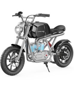 motorbike electric motorcycle for teenagers black left x