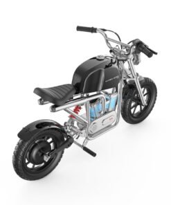 motorbike electric motorcycle for teenagers black right back side x