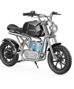 motorbike electric motorcycle for teenagers black right side x
