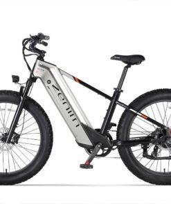Cyrusher Zenith Fat Tire E Bike Main Silver fcb a