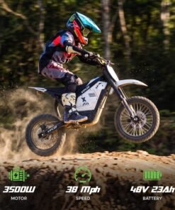 vipcoo h electric dirt bike for adults and teens w mid drive v ah off road