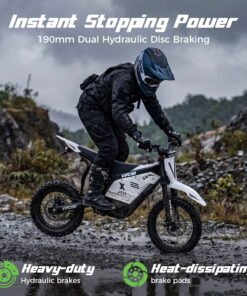 vipcoo h electric dirt bike for adults and teens w mid drive v ah off road